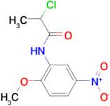 N-(2-Methoxy-5-nitrophenyl)-2-chloropropanamide, 95%