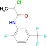 N-(2-Fluoro-5-trifluoromethylphenyl)-2-chloropropanamide, 95%