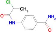 4-(2-Chloropropanoylamino)benzamide