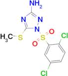 1-((2,5-dichlorophenyl)sulfonyl)-5-methylthio-1,2,4-triazole-3-ylamine, 98%