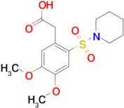 2-(4,5-Dimethoxy-2-(piperid-1-ylsulfonyl)phenyl)acetic acid, 95%