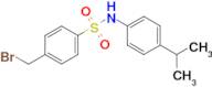 ((4-(Bromomethyl)phenyl)sulfonyl)(4-isopropylphenyl)amine, 97%