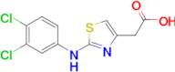 2-{2-[(3,4-Dichlorophenyl)amino]thiazol-4-yl}acetic acid