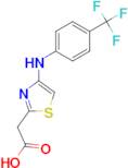 2-(4-(4-(Trifluoromethyl)phenylamino)-3,5-thiazolyl)acetic acid