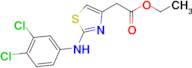 Ethyl 2-{2-[(3,4-dichlorophenyl)amino]thiazol-4-yl}acetate