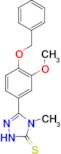 3-(4-Benzyloxy-3-methoxyphenyl)-4-methyl-1,2,4-triazoline-5-thione, 95%