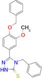 3-(4-Benzyloxy-3-methoxyphenyl)-4-benzyl-1,2,4-triazoline-5-thione, 95%