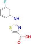 2-((3-Fluorophenyl)amino)-1,3-thiazole-4-carboxylic acid, 95%