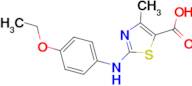 2-((4-Ethoxyphenyl)amino)-4-methyl-1,3-thiazole-5-carboxylic acid, 95%