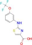 2-((3-(Trifluoromethoxy)phenyl)amino)-1,3-thiazole-4-carboxylic acid, 95%