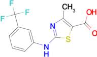 2-((3-(Trifluoromethyl)phenyl)amino)-4-methyl-1,3-thiazole-5-carboxylic acid, 95%