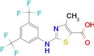 2-((3,5-bis(Trifluoromethyl)phenyl)amino)-4-methyl-1,3-thiazole-5-carboxylic acid, 95%