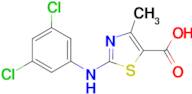 2-((3,5-Dichlorophenyl)amino)-4-methyl-1,3-thiazole-5-carboxylic acid, 95%