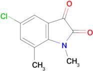 5-Chloro-1,7-dimethylindoline-2,3-dione