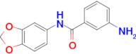 3-Amino-N-(benzo[d][1,3]dioxol-5-yl)benzamide