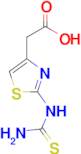 2-(2-Thioureidothiazol-4-yl)acetic acid