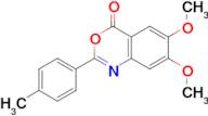 6,7-Dimethoxy-2-(p-tolyl)-4H-benzo[d][1,3]oxazin-4-one