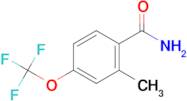 2-Methyl-4-(trifluoromethoxy)benzamide