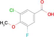 3-Chloro-5-fluoro-4-methoxybenzoic acid