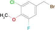 3-Chloro-5-fluoro-4-methoxybenzyl bromide