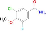 3-Chloro-5-fluoro-4-methoxybenzamide