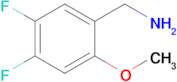 4,5-Difluoro-2-methoxybenzylamine