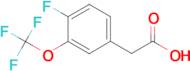 4-Fluoro-3-(trifluoromethoxy)phenylacetic acid