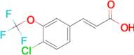 4-Chloro-3-(trifluoromethoxy)cinnamic acid
