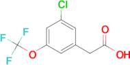 3-Chloro-5-(trifluoromethoxy)phenylacetic acid