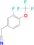 3-Fluoro-4-(trifluoromethoxy)phenylacetonitrile