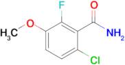 6-Chloro-2-fluoro-3-methoxybenzamide