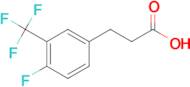 3-[4-Fluoro-3-(trifluoromethyl)phenyl]propionic acid