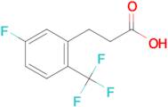 3-[5-Fluoro-2-(trifluoromethyl)phenyl]propionic acid