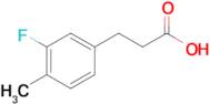 3-(3-Fluoro-4-methylphenyl)propionic acid