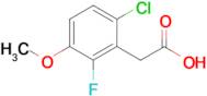 6-Chloro-2-fluoro-3-methoxyphenylacetic acid