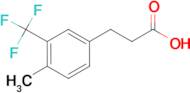3-[4-Methyl-3-(trifluoromethyl)phenyl]propionic acid