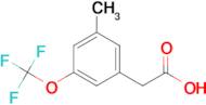 3-Methyl-5-(trifluoromethoxy)phenylacetic acid
