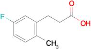 3-(5-Fluoro-2-methylphenyl)propionic acid