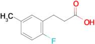 3-(2-Fluoro-5-methylphenyl)propionic acid