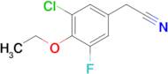 3-Chloro-4-ethoxy-5-fluorophenylacetonitrile