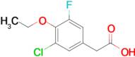 3-Chloro-4-ethoxy-5-fluorophenylacetic acid