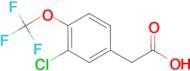 3-Chloro-4-(trifluoromethoxy)phenylacetic acid