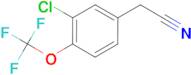 3-Chloro-4-(trifluoromethoxy)phenylacetonitrile