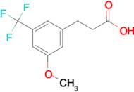 3-[3-Methoxy-5-(trifluoromethyl)phenyl]propionic acid