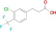 3-[3-Chloro-4-(trifluoromethyl)phenyl]propionic acid