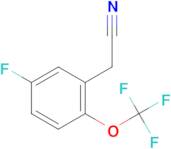 5-Fluoro-2-(trifluoromethoxy)phenylacetonitrile