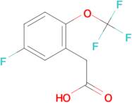 5-Fluoro-2-(trifluoromethoxy)phenylacetic acid