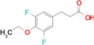 3-(4-Ethoxy-3,5-difluorophenyl)propionic acid