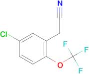 5-Chloro-2-(trifluoromethoxy)phenylacetonitrile