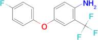 4-(4-Fluorophenoxy)-2-(trifluoromethyl)aniline